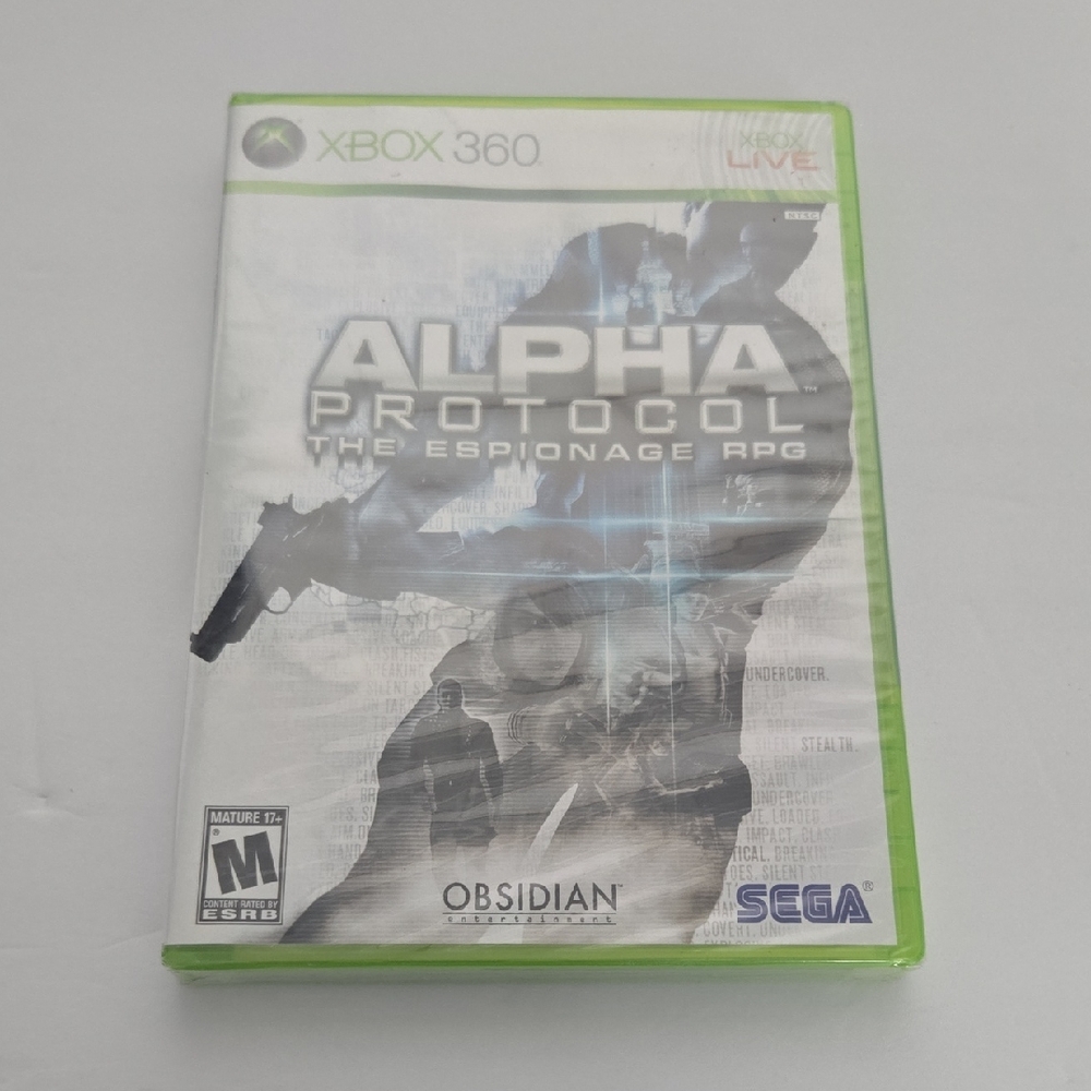 Alpha Protocol Xbox 360 Game - Green Case